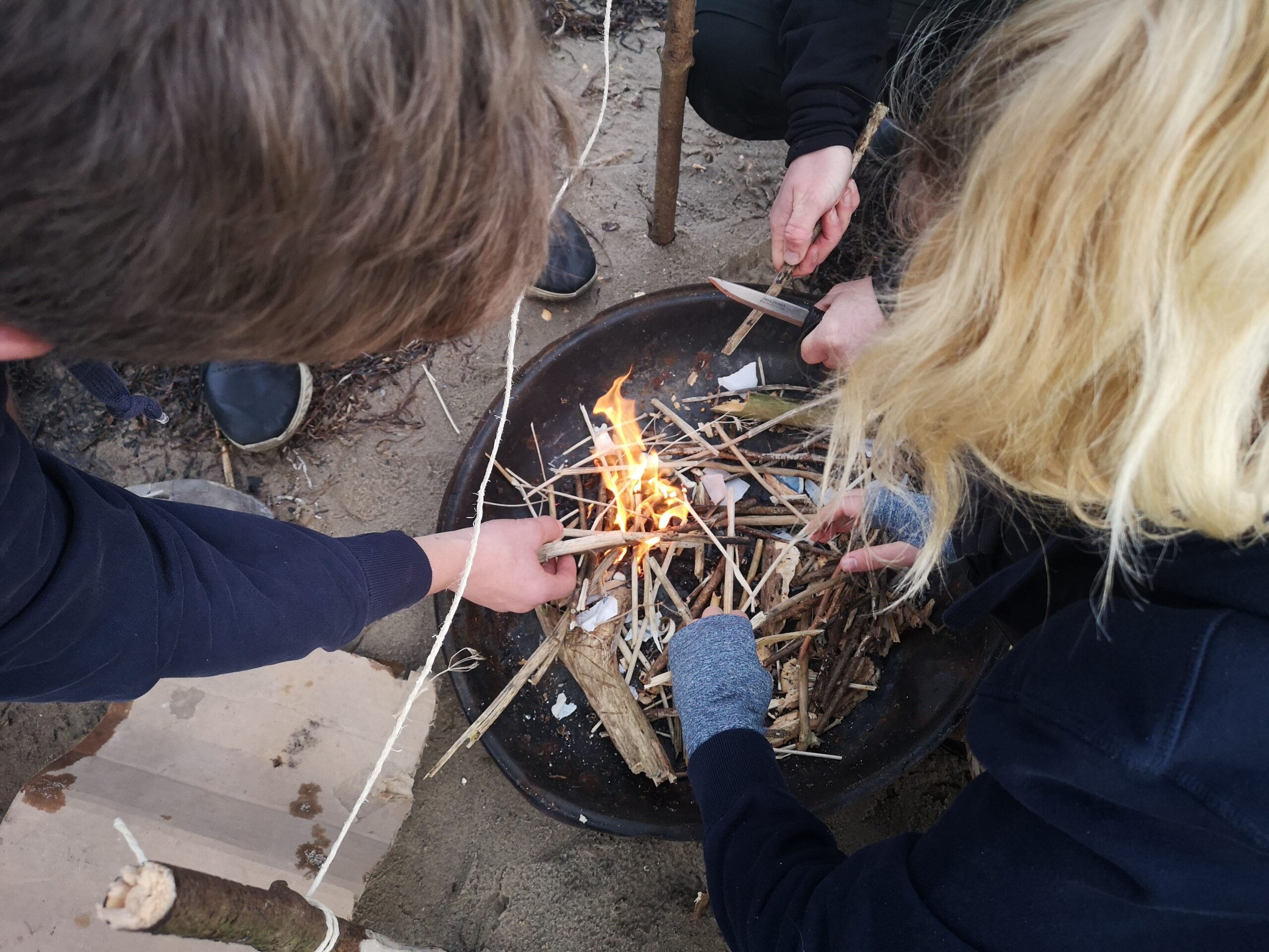 Friluftsdag med mad over bål i efterårsferien 15/10