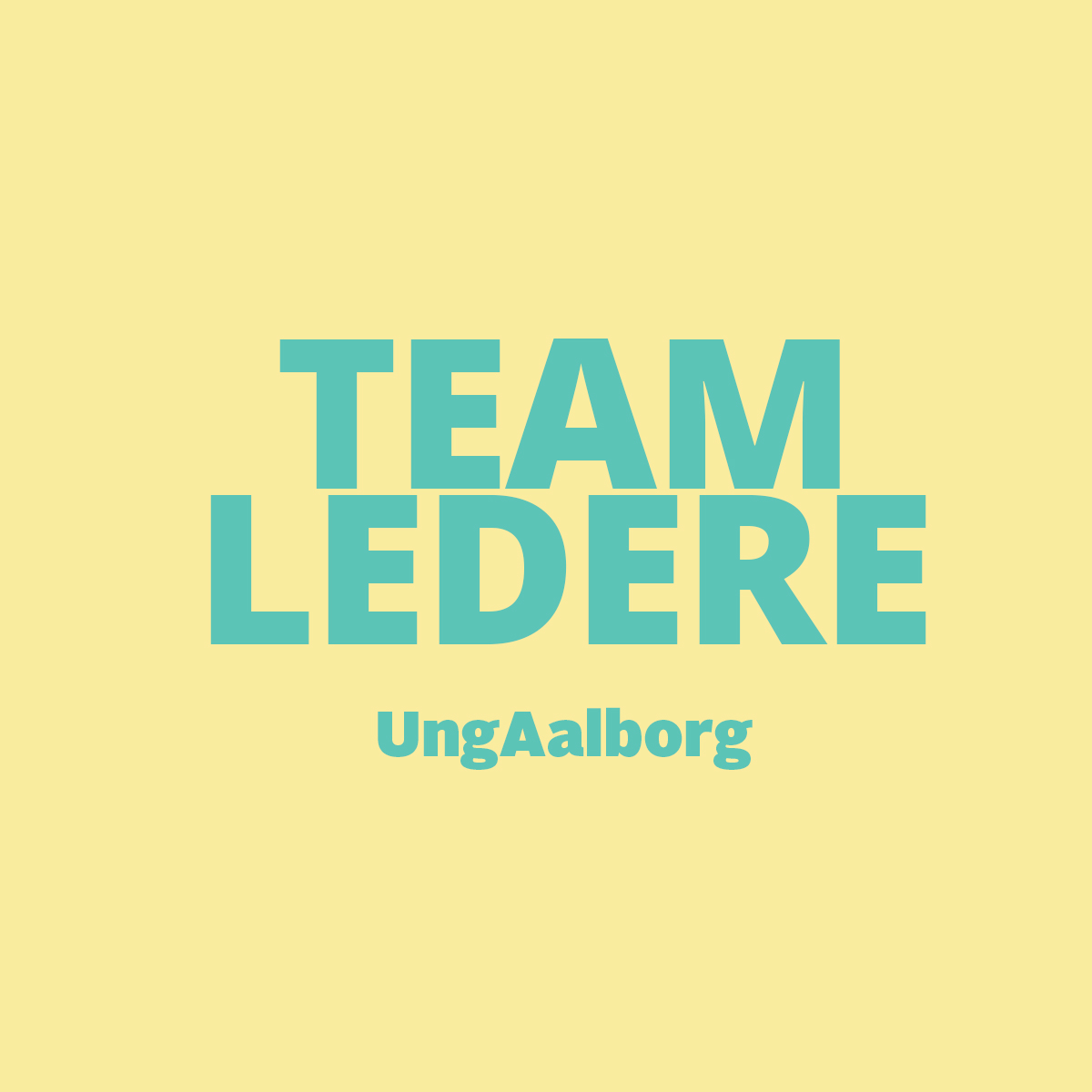 Teamledere – tæt på jer